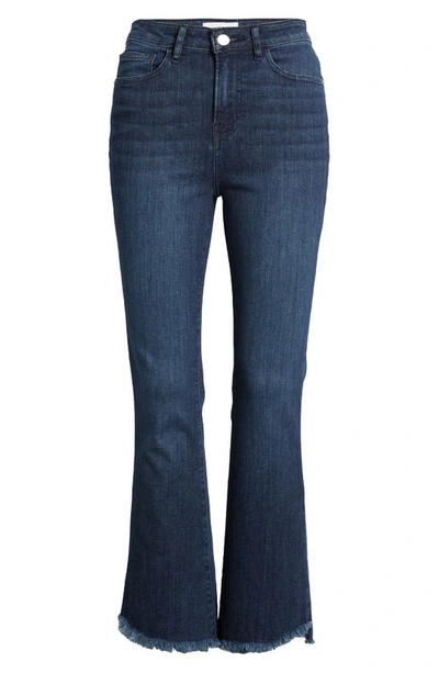 Frame Le Crop Mini Boot Frayed Bootcut Jeans In Naples