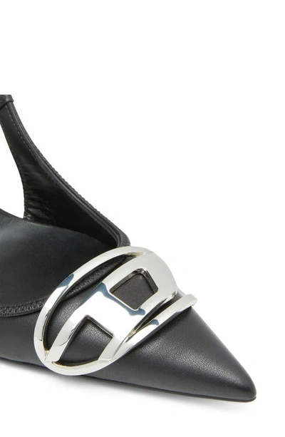 Shop Diesel ® Pointed Toe Slingback Pump In Black