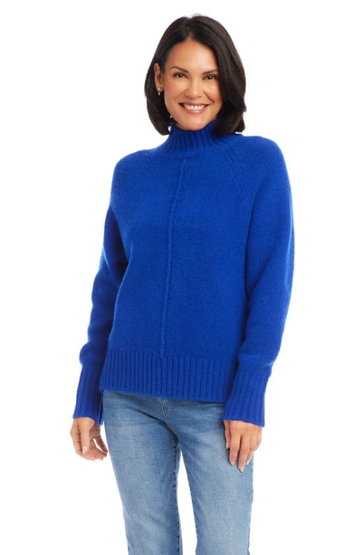 Shop Karen Kane Turtleneck Sweater In Royal