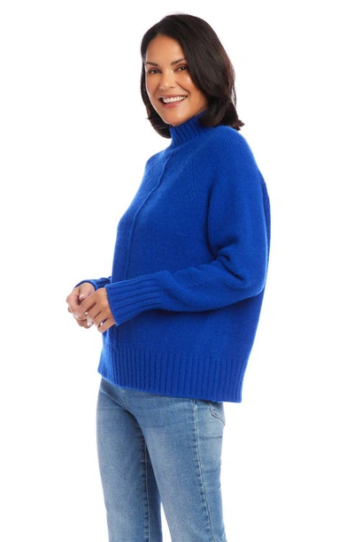 Shop Karen Kane Turtleneck Sweater In Royal