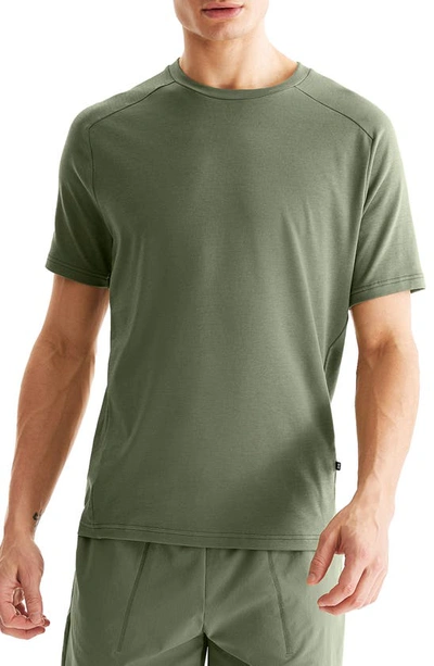 On Focus-t Performance Running T-shirt In Taiga