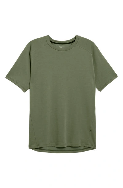 On Focus-t Performance Running T-shirt In Taiga
