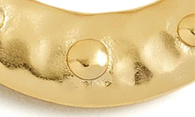 Shop Madewell Celestial Charm Hoop Earrings In Vintage Gold