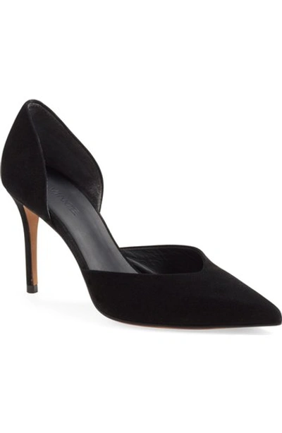 Shop Vince 'paulette' D'orsay Pump (women) In Black Suede