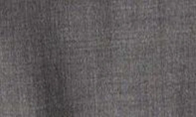 Shop Zanella Parker Classic Wool Sharkskin Dress Pants In Med Grey