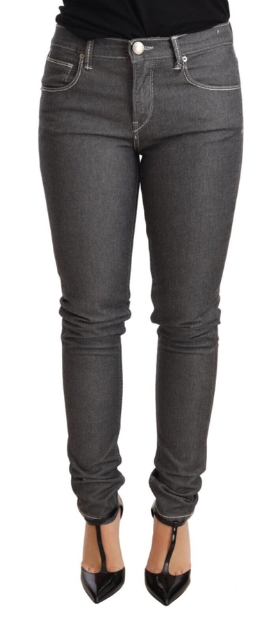 Shop Acht Gray Low Waist Skinny Denim Trouser Women's Jeans