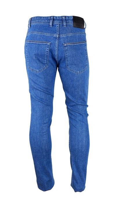 Shop Aquascutum Chic Light Blue Cotton Denim Men's Jeans