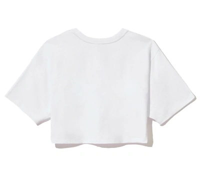 Shop Comme Des Fuckdown Eloquent Sleeveless Logo Tee In Women's White