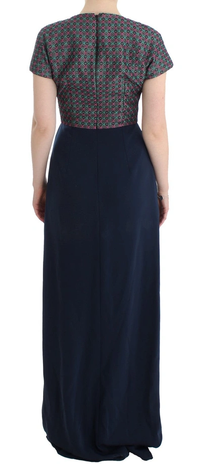 Cote Co|te Multicolor Short Sleeve Doris Long Women's Dress In Multicolor