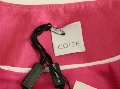 Shop Cote Co|te Elegant Pink Silk Blend Women's Jacket