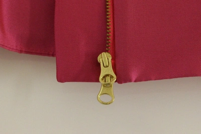 Shop Cote Co|te Elegant Pink Silk Blend Women's Jacket