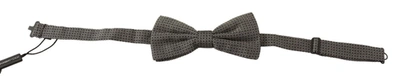 Dolce & Gabbana Multicolor Patterned Adjustable Neck Papillon Bow Tie In Multicolor