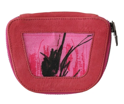 Shop Pinko Elegant Pink Fabric Coin Women's Wallet