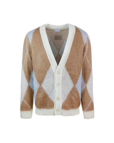 Shop Family First Cardigan In Beige