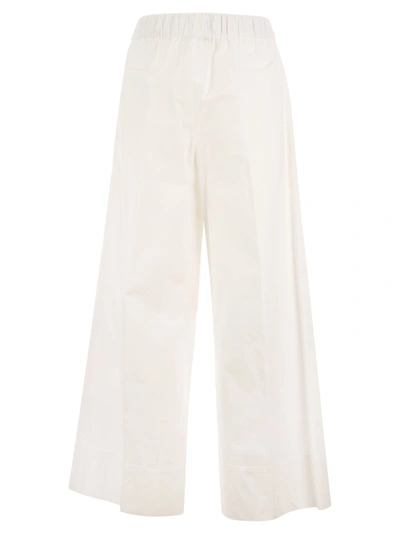 Shop Antonelli Firenze Papaya Loose Cotton Trousers
