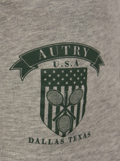 Shop Autry Bermuda Shorts With Tennis Club Logo