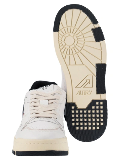 Shop Autry Clc Leather Sneakers