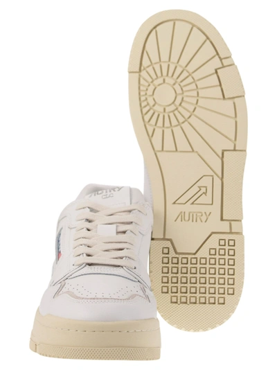 Shop Autry Clc Leather Sneakers