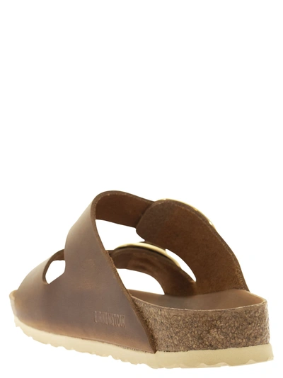 Birkenstock Arizona Oiled Leather Sliders