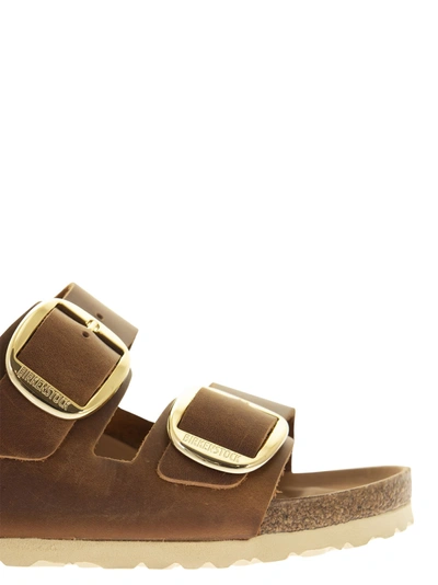 Birkenstock Arizona Oiled Leather Sliders