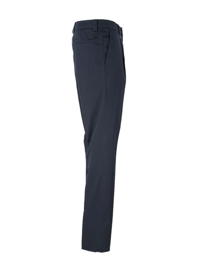Shop Brunello Cucinelli Garment Dyed Leisure Fit Trousers In American Pima Comfort Cotton With Pleats