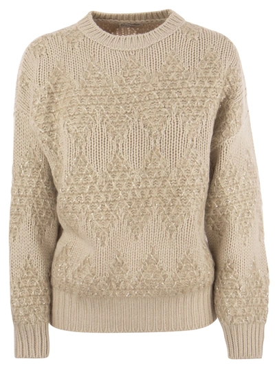 Shop Brunello Cucinelli Wool, Silk And Cashmere Sweater