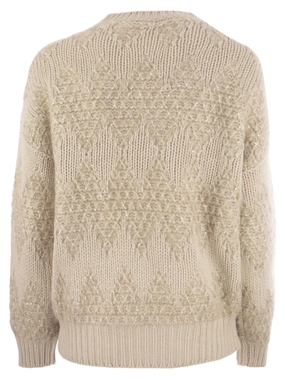 Shop Brunello Cucinelli Wool, Silk And Cashmere Sweater