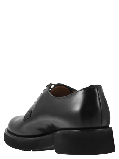 Church's Black Leather Oxfords And Derbies
