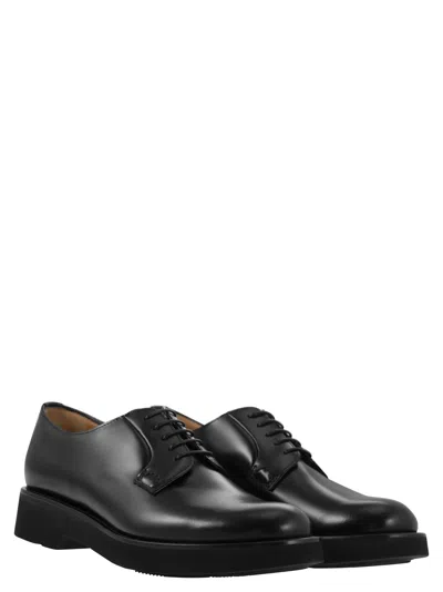 Church's Black Leather Oxfords And Derbies