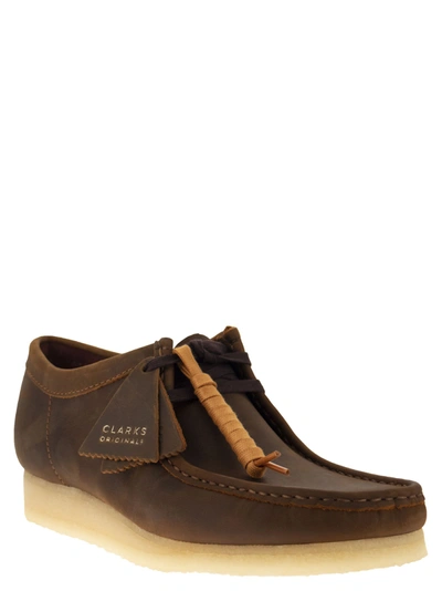 Shop Clarks Wallabee Suede Leather Shoe