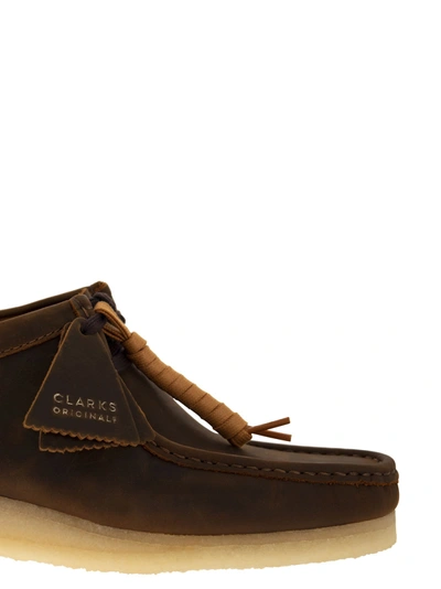 Shop Clarks Wallabee Suede Leather Shoe