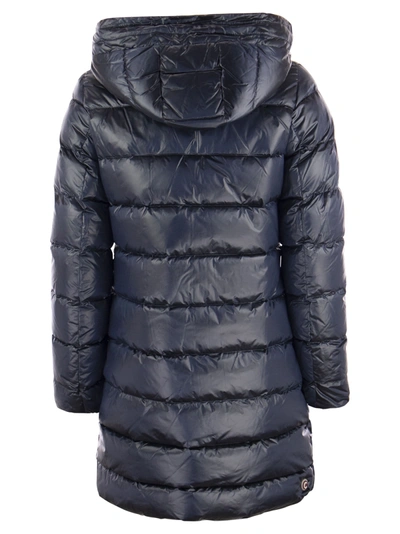 Shop Colmar Friendly Long Down Jacket With Reversible Hood