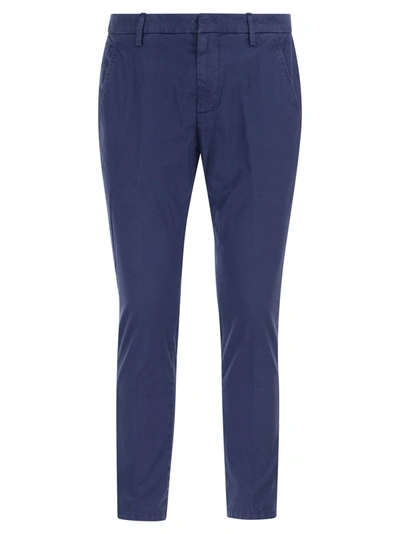 Shop Dondup Alfredo Slim Fit Cotton Trousers