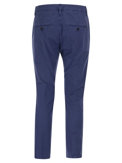 Shop Dondup Alfredo Slim Fit Cotton Trousers