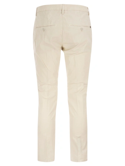 Shop Dondup Alfredo Slim Fit Cotton Trousers