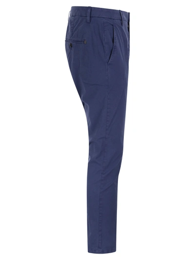 Shop Dondup Alfredo Slim Fit Cotton Trousers