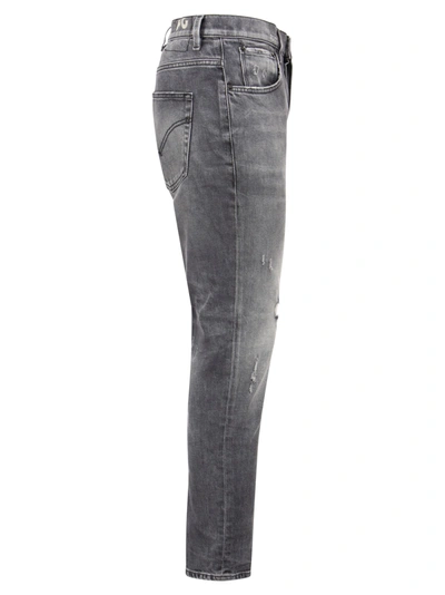 Shop Dondup Brighton Carrot Fit Jeans With Rips