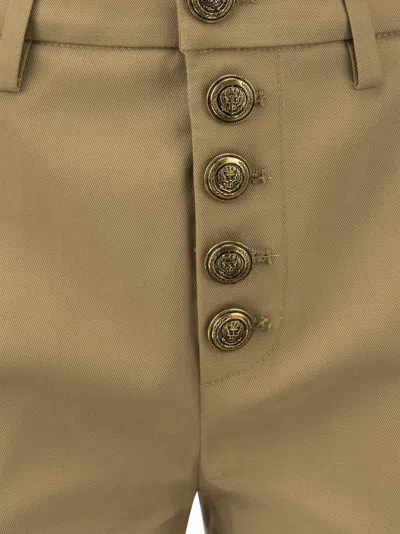 Dondup Carmen - Slim Gabardine Lyocell Trousers