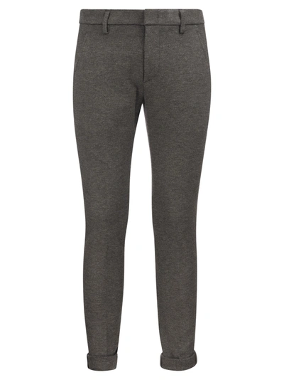 Shop Dondup Gaubert Slim Fit Jersey Trousers