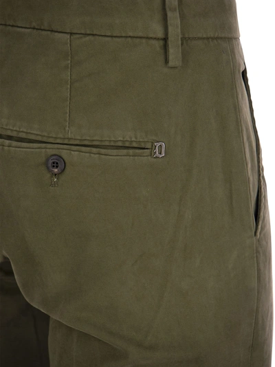 Dondup Men's Gaubert - Slim-fit Gabardine Trousers