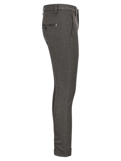 Shop Dondup Gaubert Slim Fit Jersey Trousers