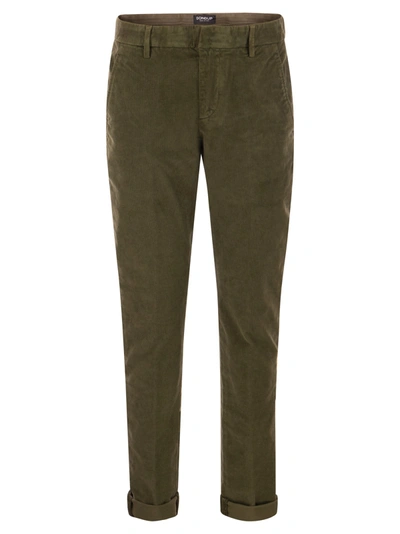 Dondup Men's Gaubert - Slim Milleraies Trousers In Green