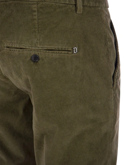Dondup Men's Gaubert - Slim Milleraies Trousers In Green
