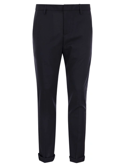 Shop Dondup Gaubert Wool Blend Trousers