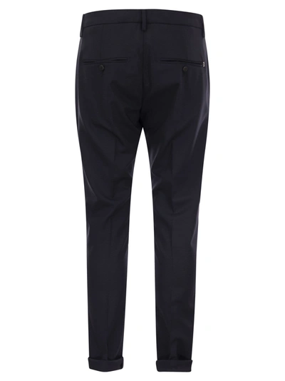 Shop Dondup Gaubert Wool Blend Trousers