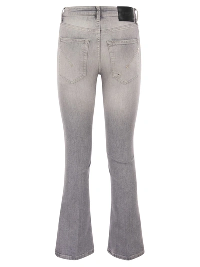 Shop Dondup Mandy Super Skinny Bootcut Jeans In Stretch Denim