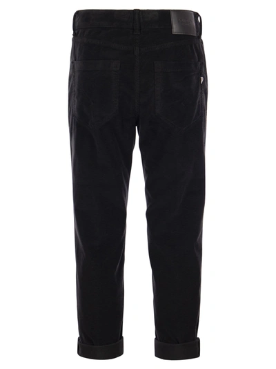 Dondup Woman Pants Black Size 31 Cotton, Elastomultiester, Elastane