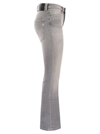 Dondup Mandy - Super Skinny Bootcut Jeans In Stretch Denim