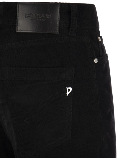Dondup Woman Pants Black Size 31 Cotton, Elastomultiester, Elastane