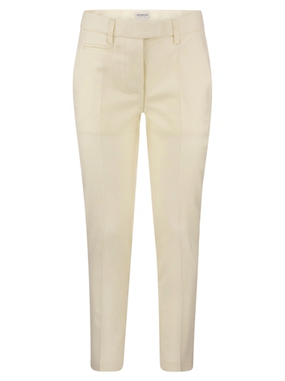 Shop Dondup Perfect Wool Slim Fit Trousers
